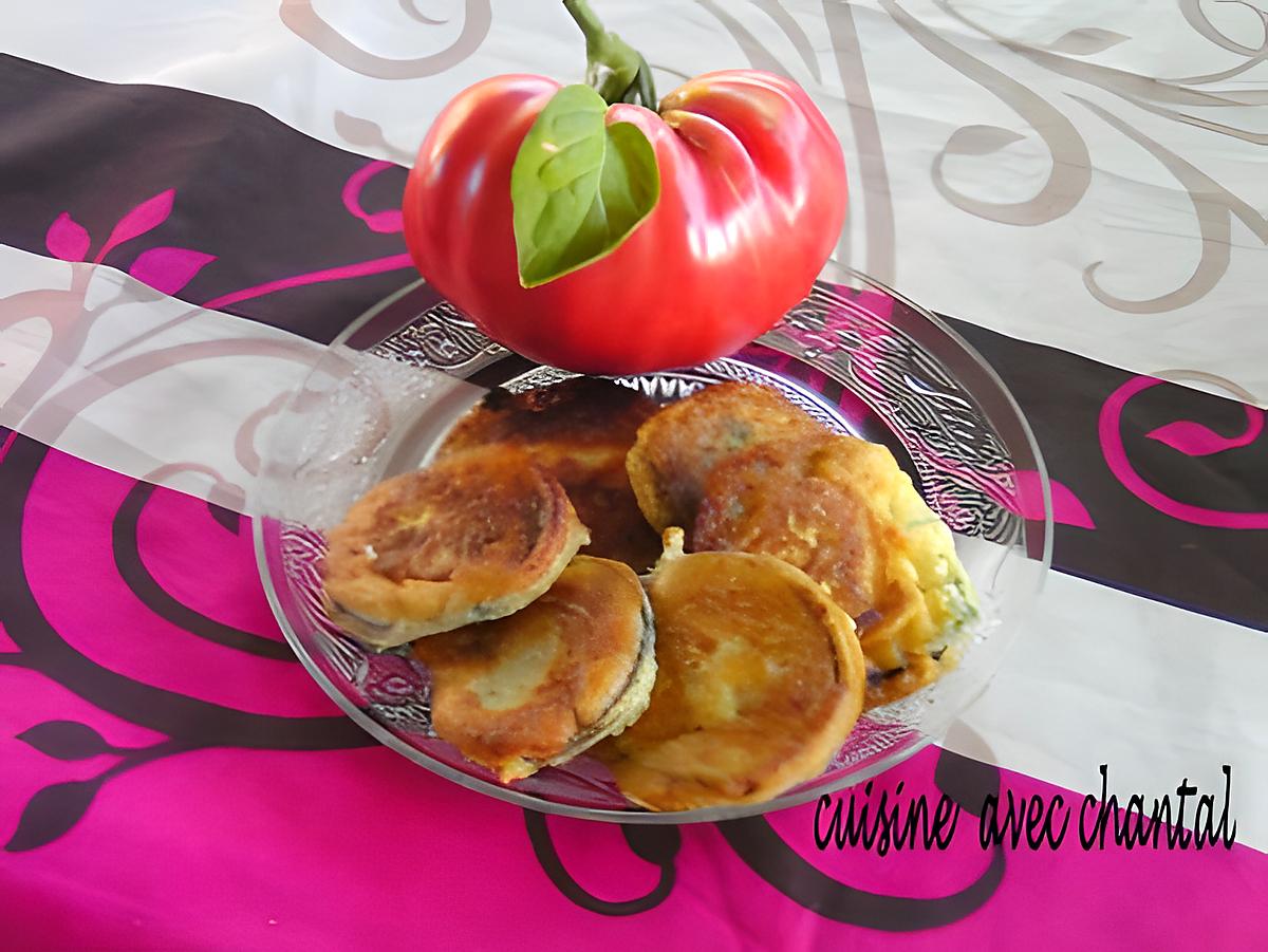 recette beignets d'aubergines