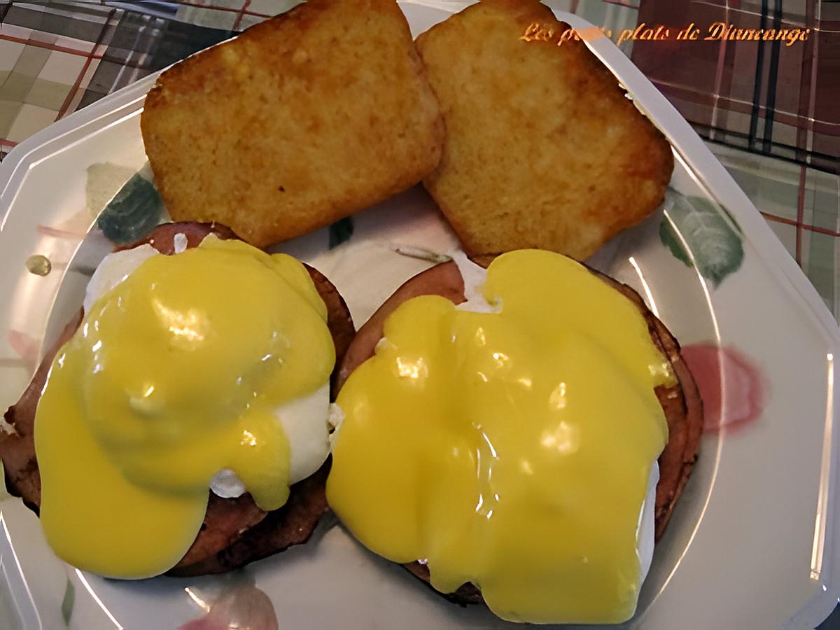 recette Oeufs bénédictine aux jambon