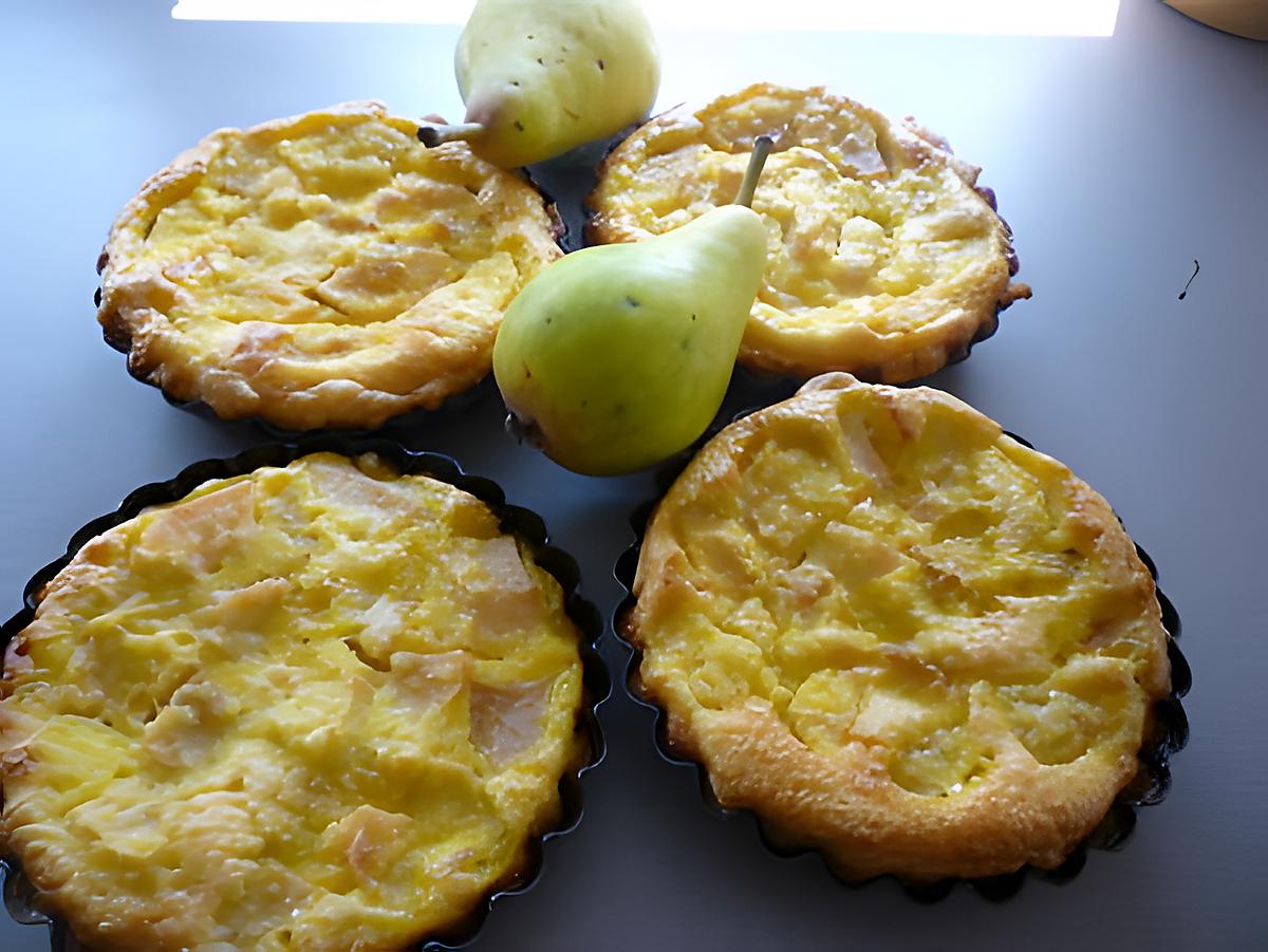 recette Tarte amandine aux poires