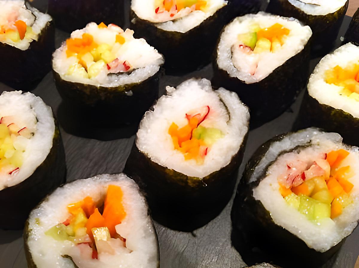 recette Recette de Maki végétarien