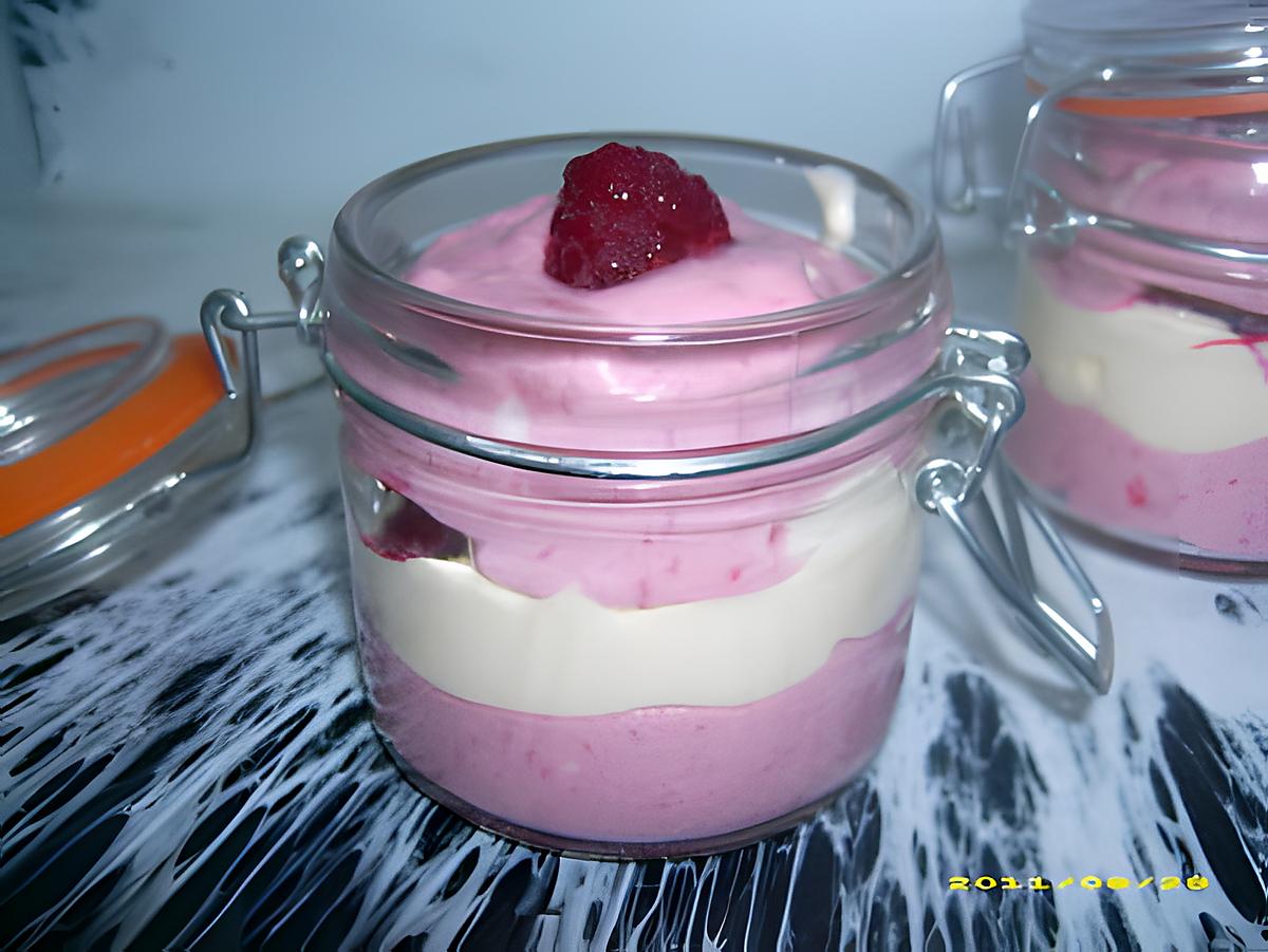 recette mousse de mascarpone aux framboises