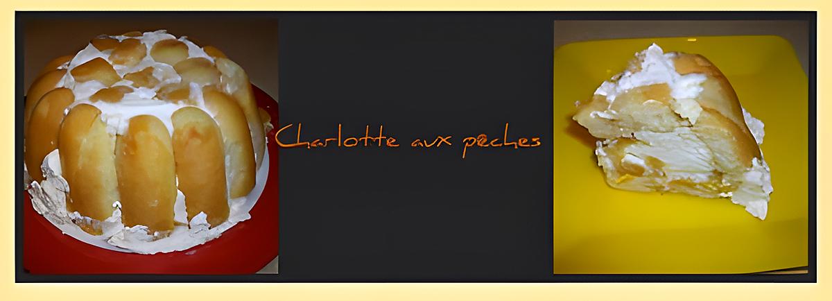 recette Charlotte aux pêches