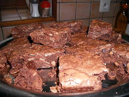 recette Brownies au chocolat et aux amandes