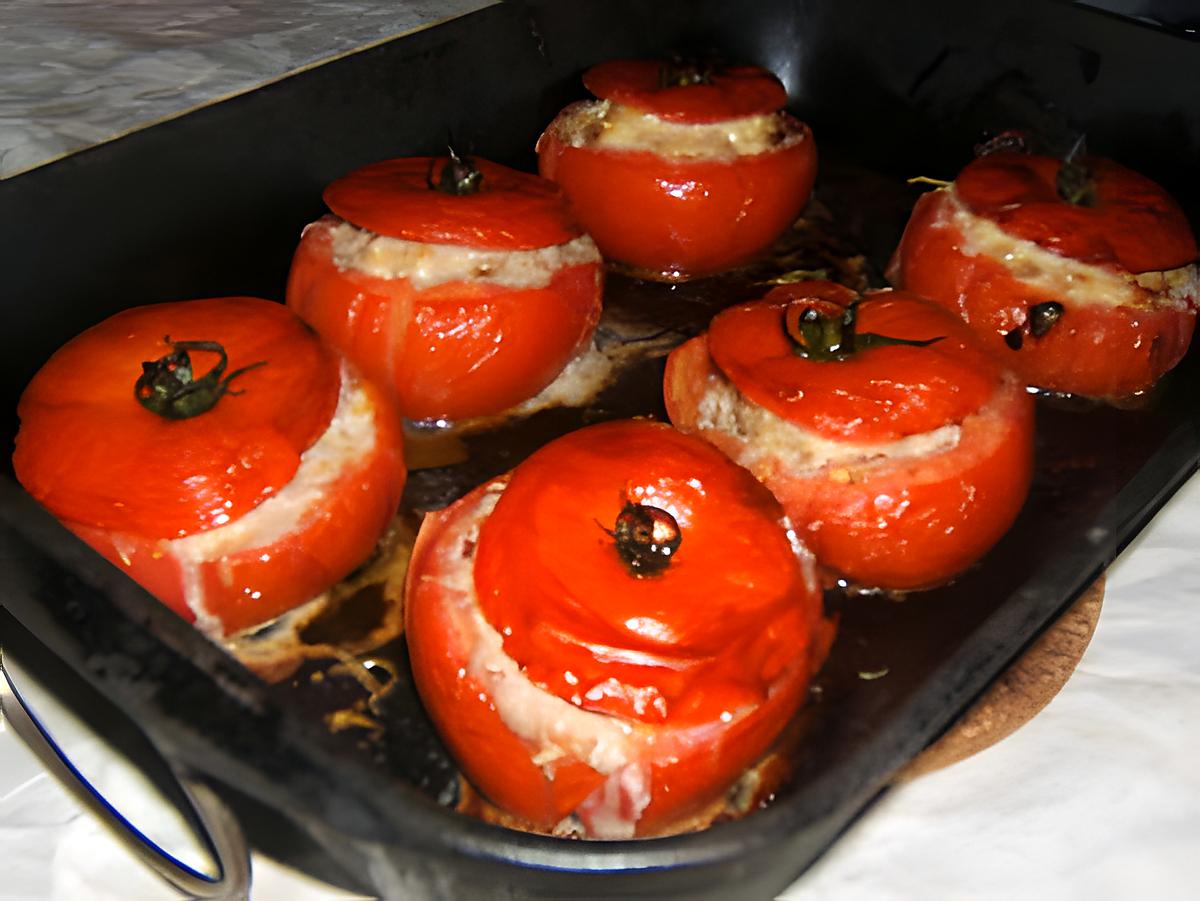 recette Mes tomates farcies