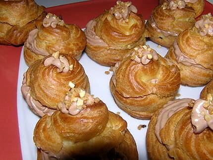 recette choux chantilly nutella