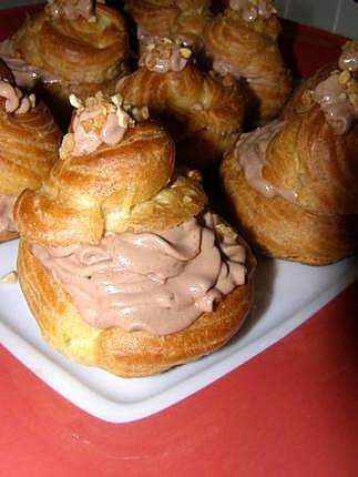 recette choux chantilly nutella