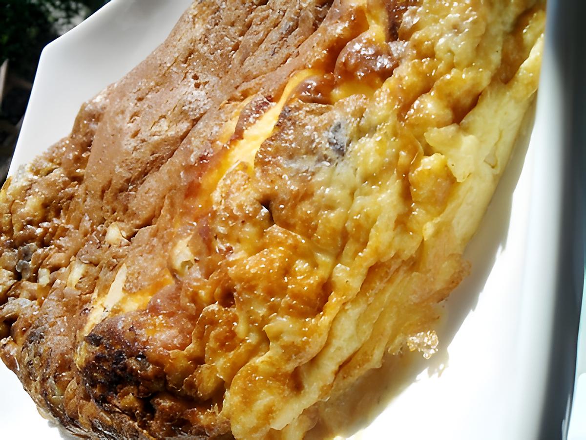 recette Omelette au steack haché