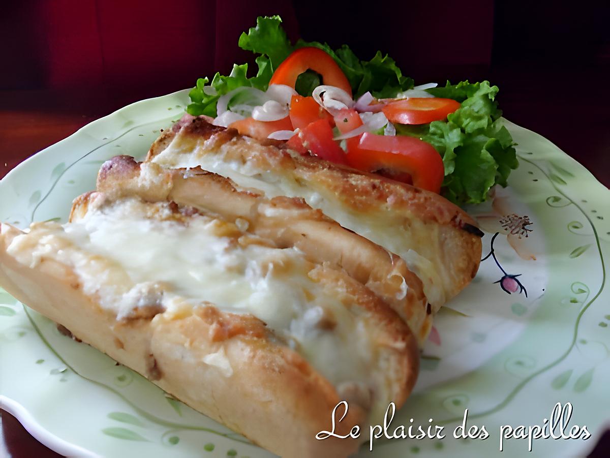 recette Petits pains à la viande gratinés