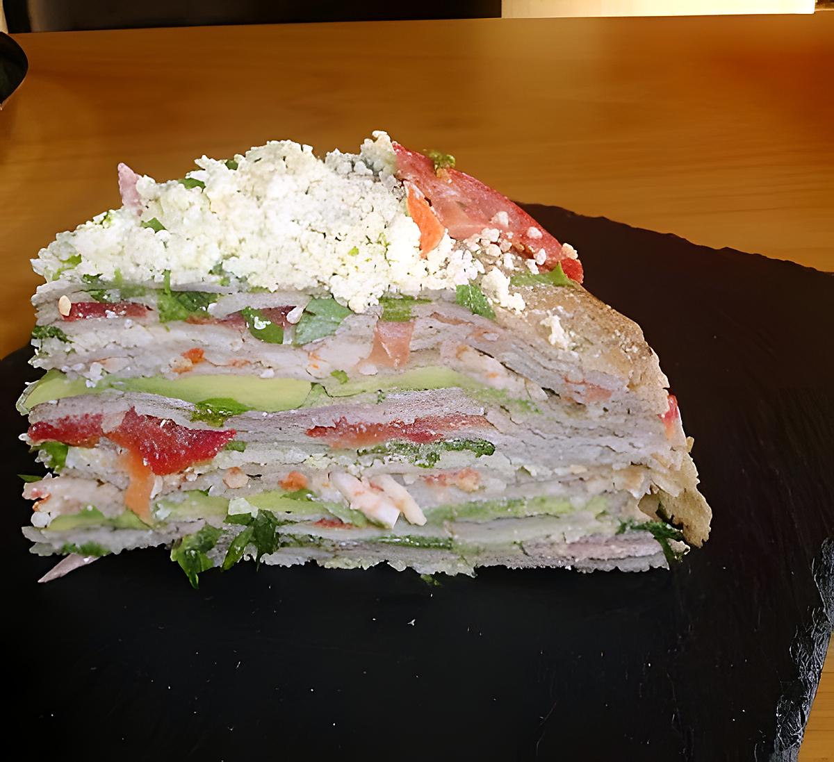 recette LE MILLE CREPE