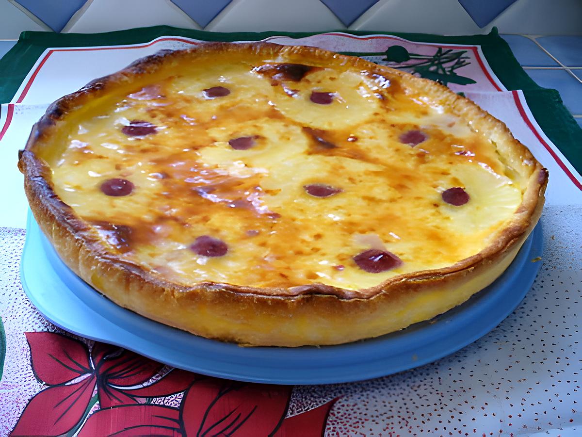 recette tarte à l' ananas personnalisée