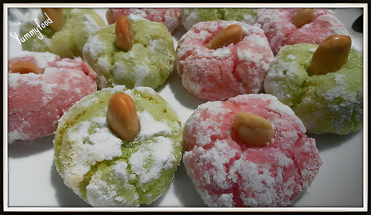 recette Mechkouk ou macarons aux amandes (gâteaux algériens)
