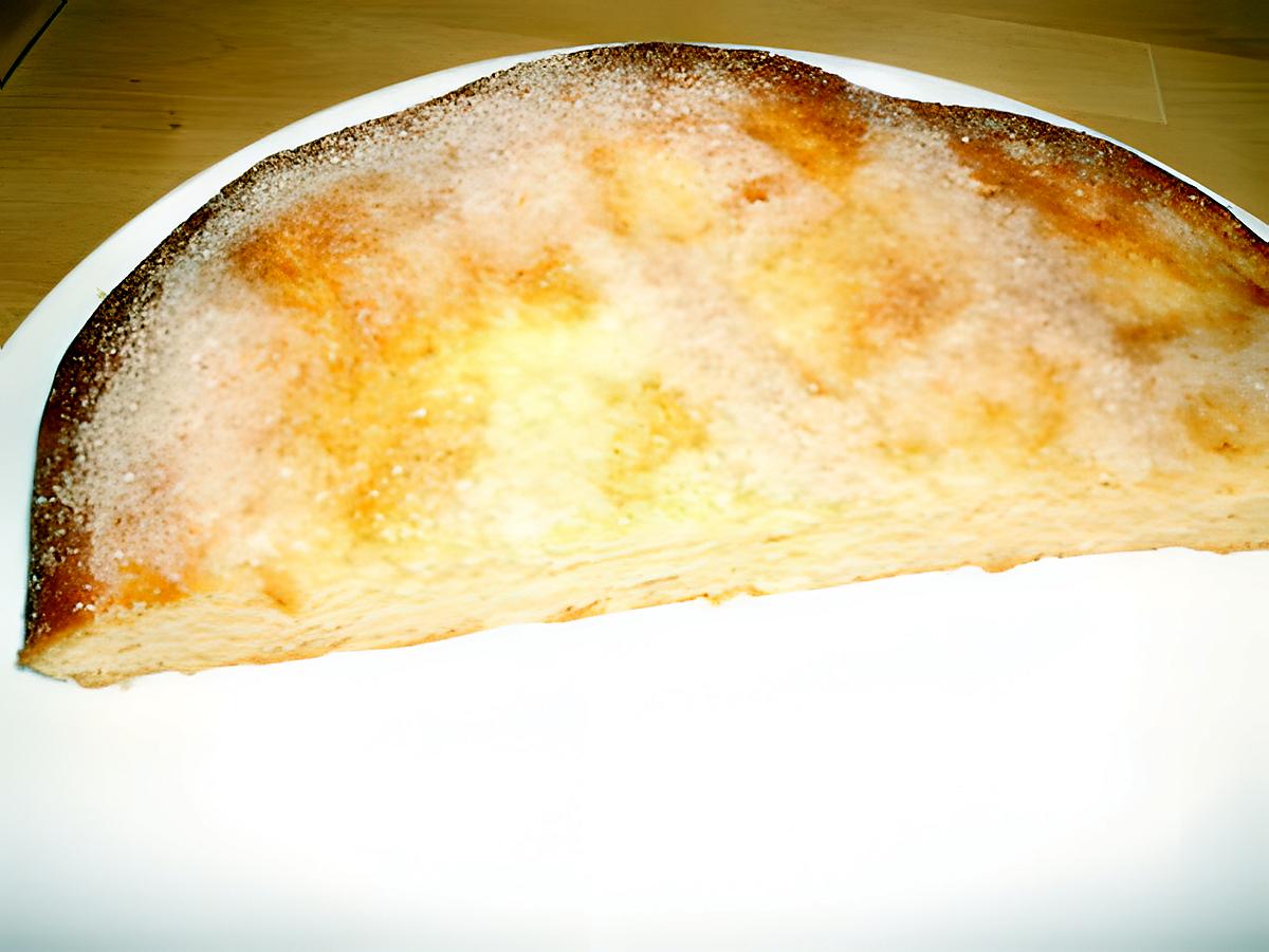 recette Galette au sucre