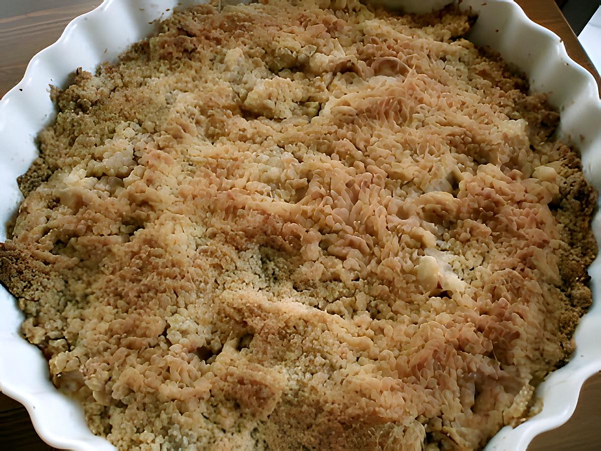 recette Crumble pommes-poire