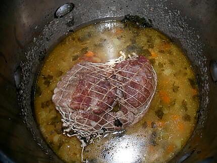 recette Rôti de porc et ses pommes de terre