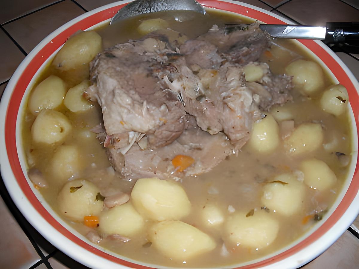 recette Rôti de porc et ses pommes de terre