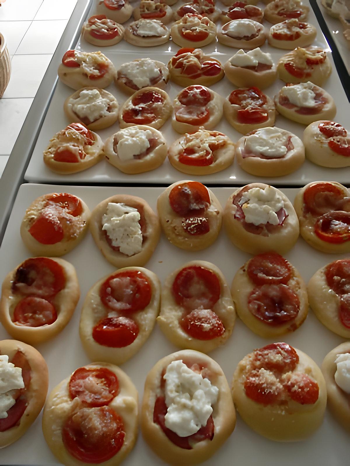 recette Minis pizzas