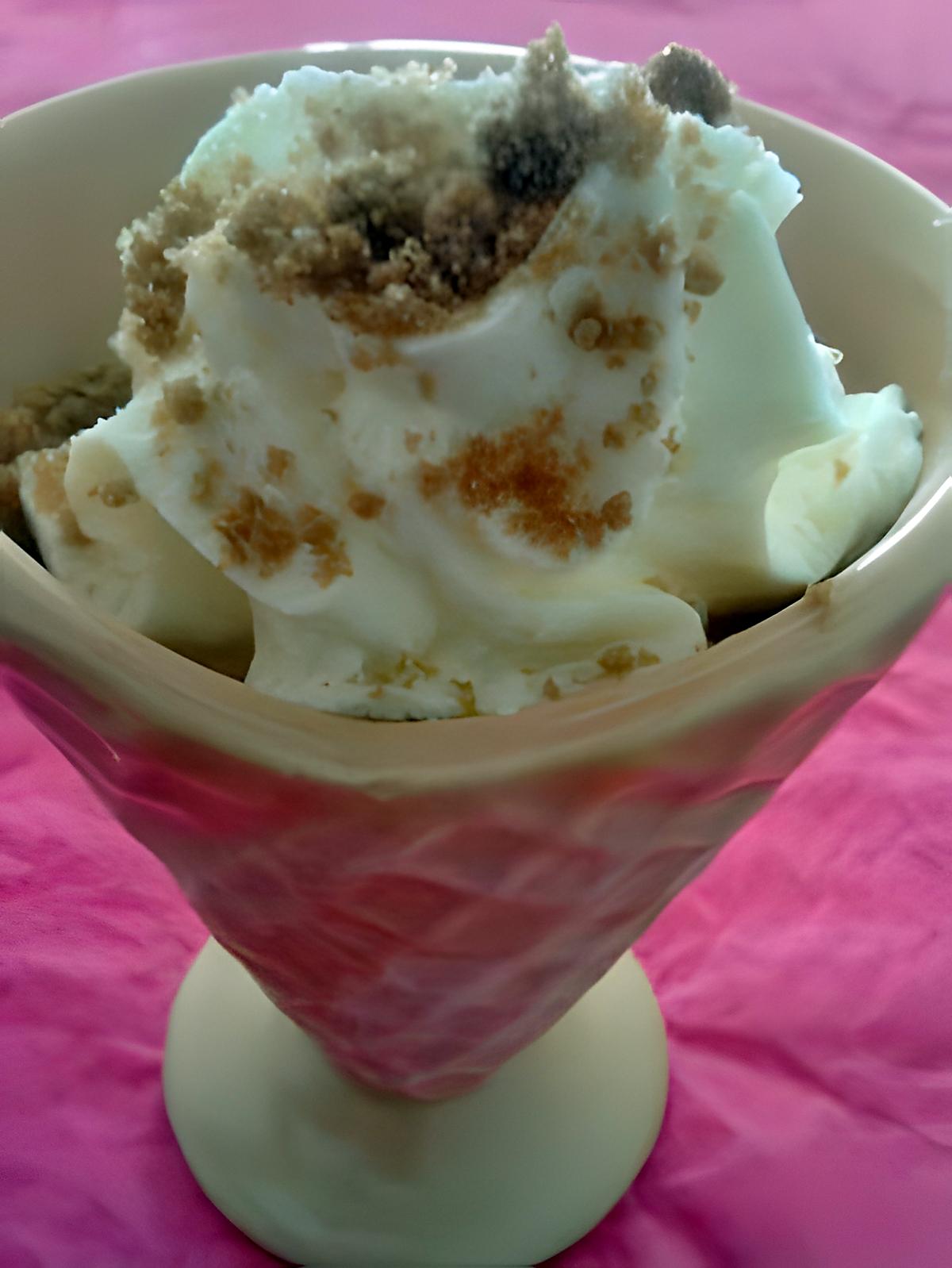 recette Glace italienne au mascarpone et speculos