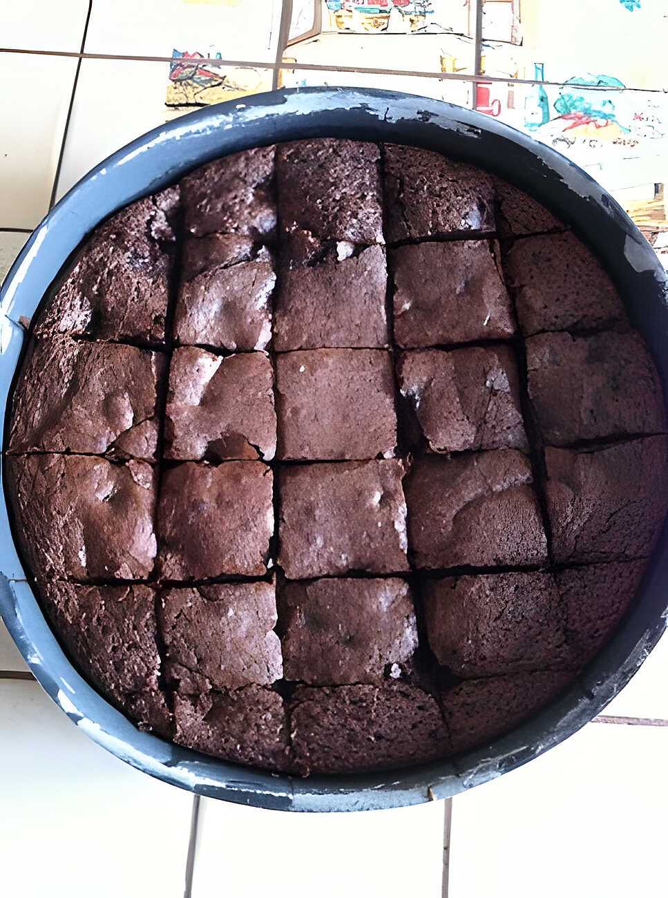 recette Brownies (Nestlé dessert chocolat noir) (photo perso)