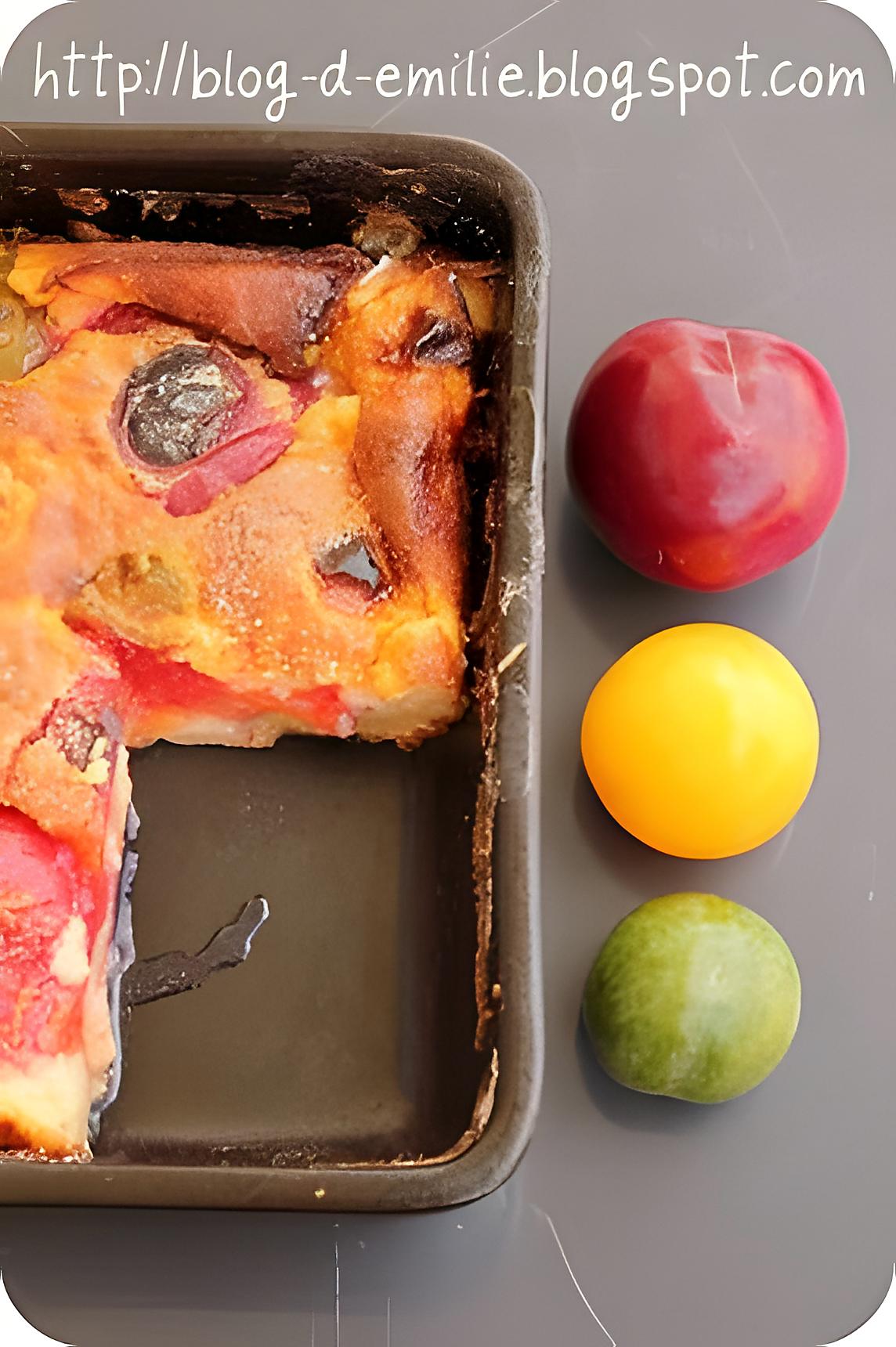 recette Clafoutis aux prunes