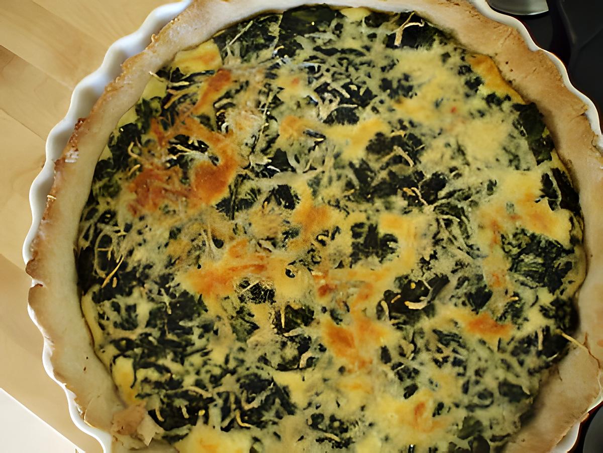 recette Quiche aux épinards