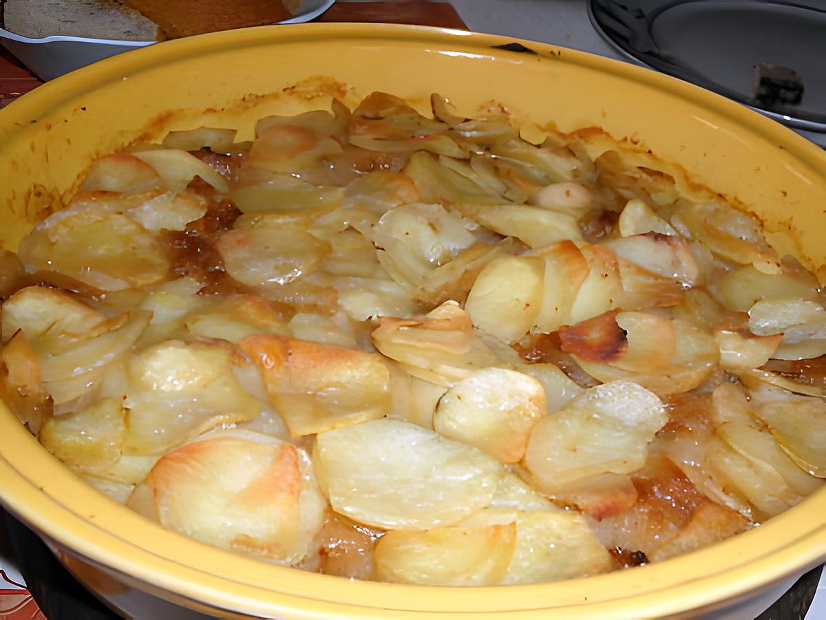 recette Gratin de pomme de terre à la Lyonnaise