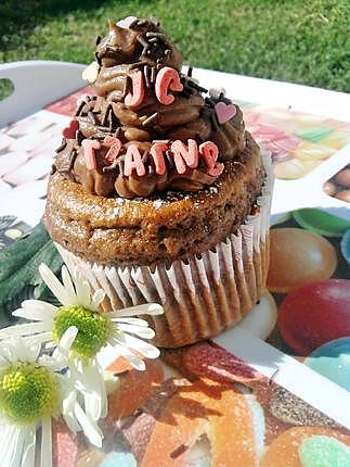 recette Cupcakes moelleux au nutella et son glaçage nutella mascarpone