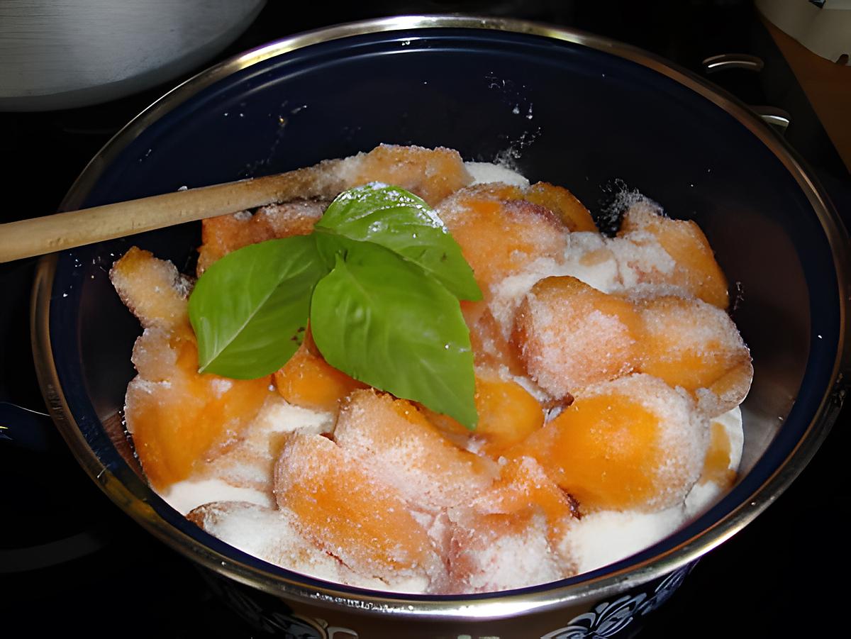 recette confiture abricot /basilic