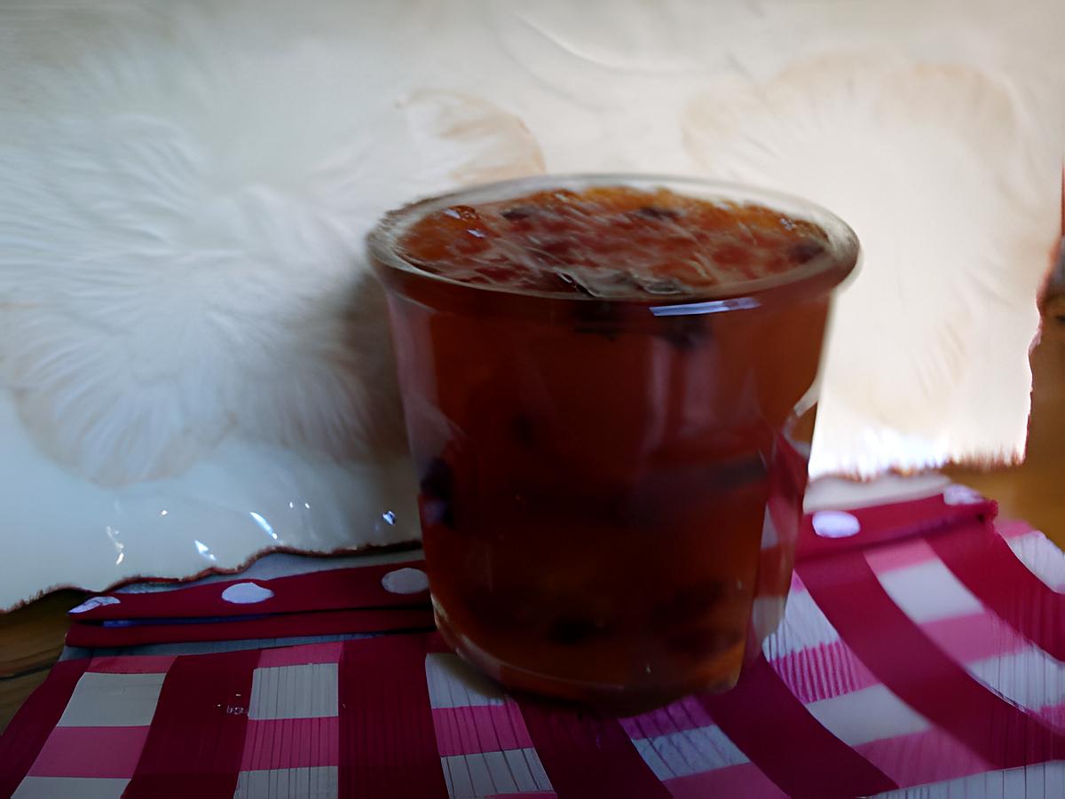 recette confiture  pomme / raisin sec