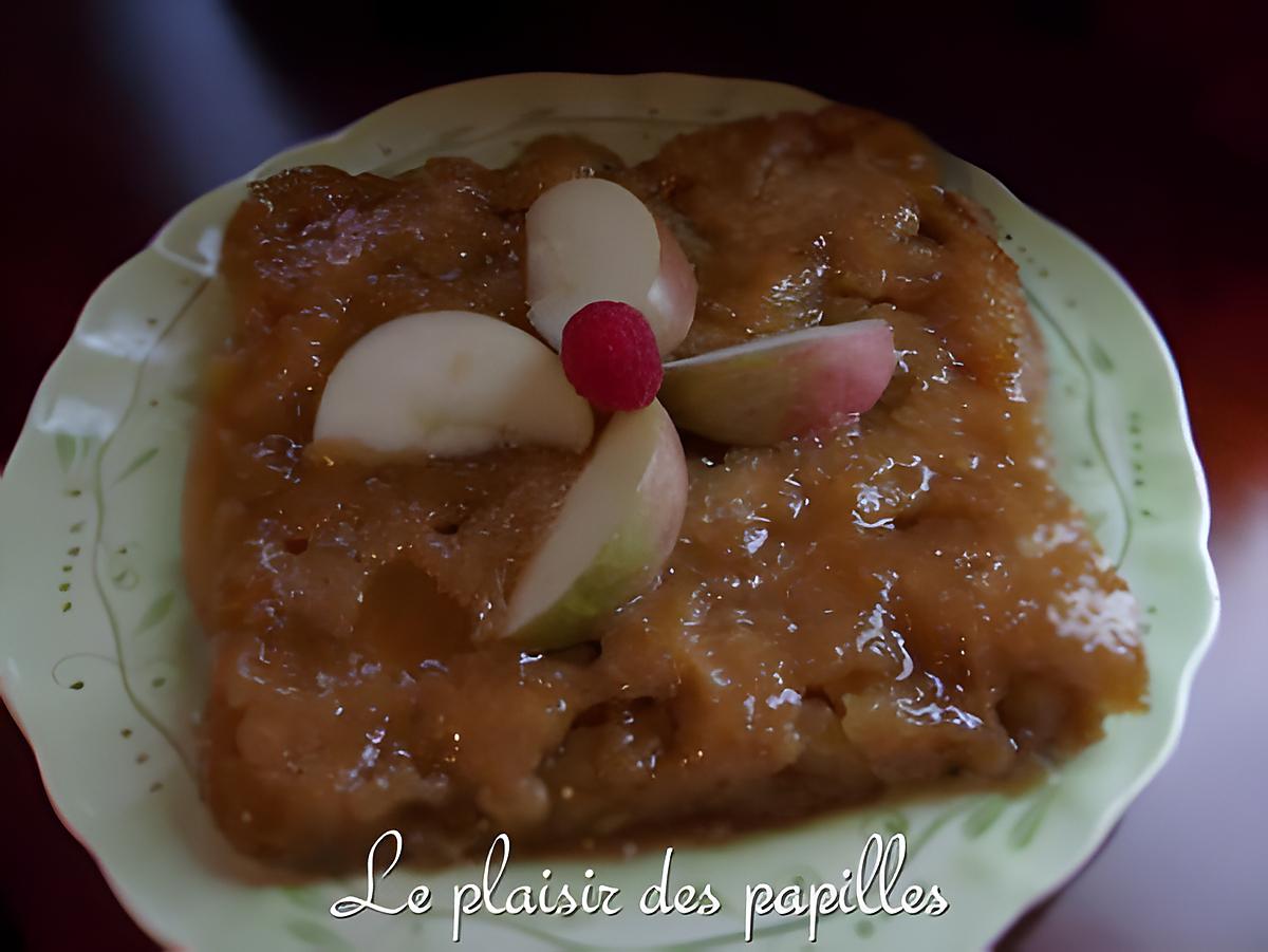 recette Pouding aux pommes