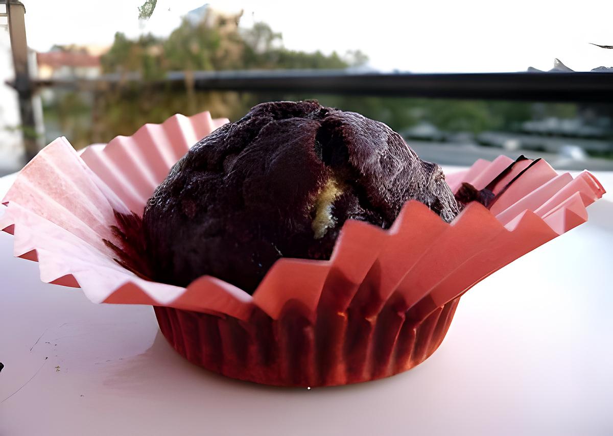 recette Ooo Muffins légers double choco & courgettes ooO