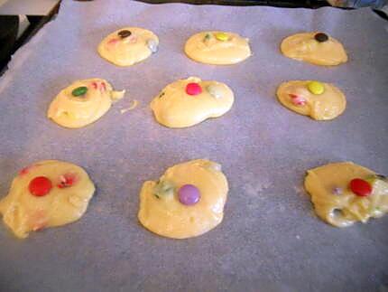 recette Cookies smarties