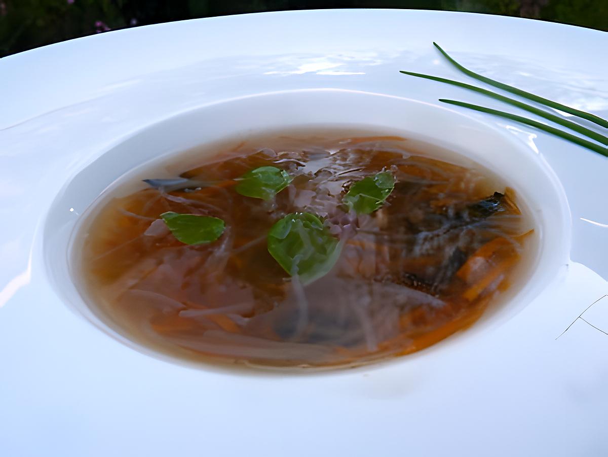 recette petite soupe façon asiatique