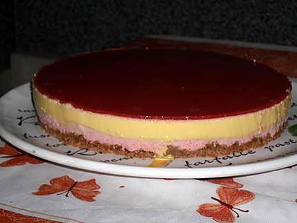 recette Bavarois fraise chocolat blanc