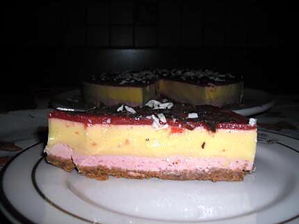 recette Bavarois fraise chocolat blanc