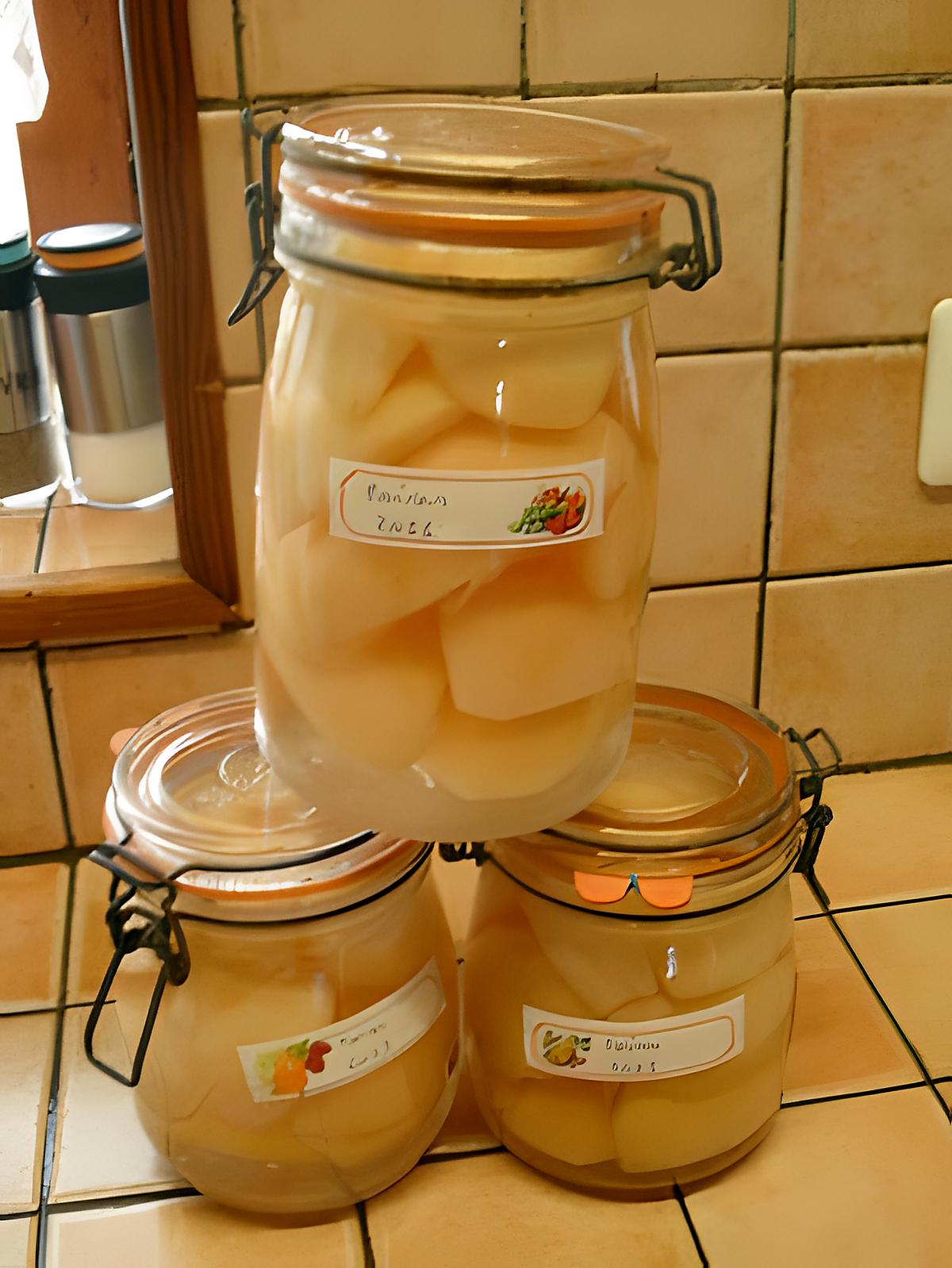 recette Poires au sirop en bocaux