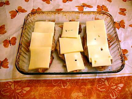 recette Côtes de porc gratinées au fromage à raclette