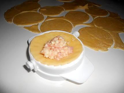 recette Raviolis jambon fromage