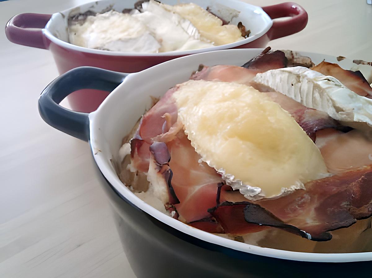 recette Tartiflette normande en cocotte