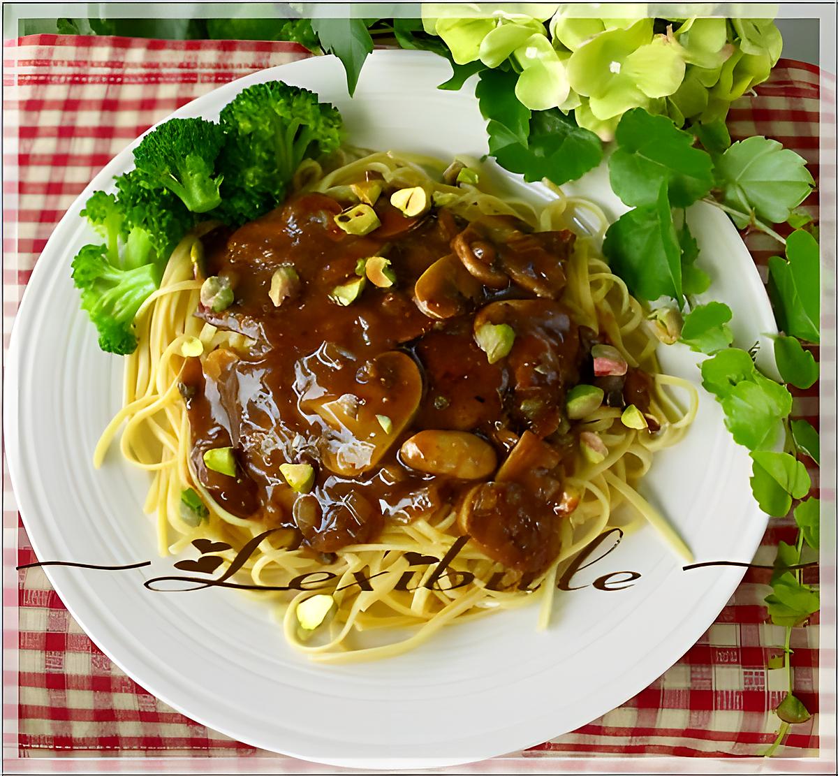 recette Escalopes de veau, sauce poivre-champignons