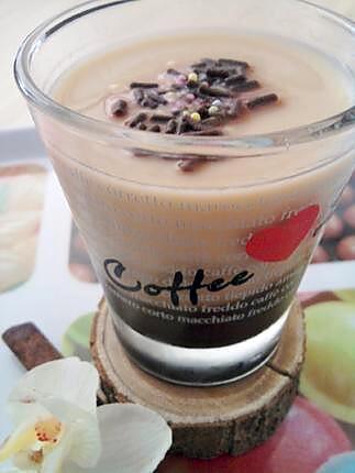 recette Panna cotta au café