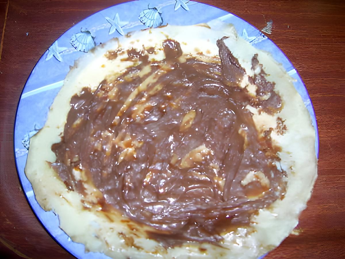 recette Crêpes au nutella