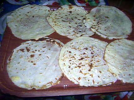 recette Crêpes à la confiture de rhubarbe