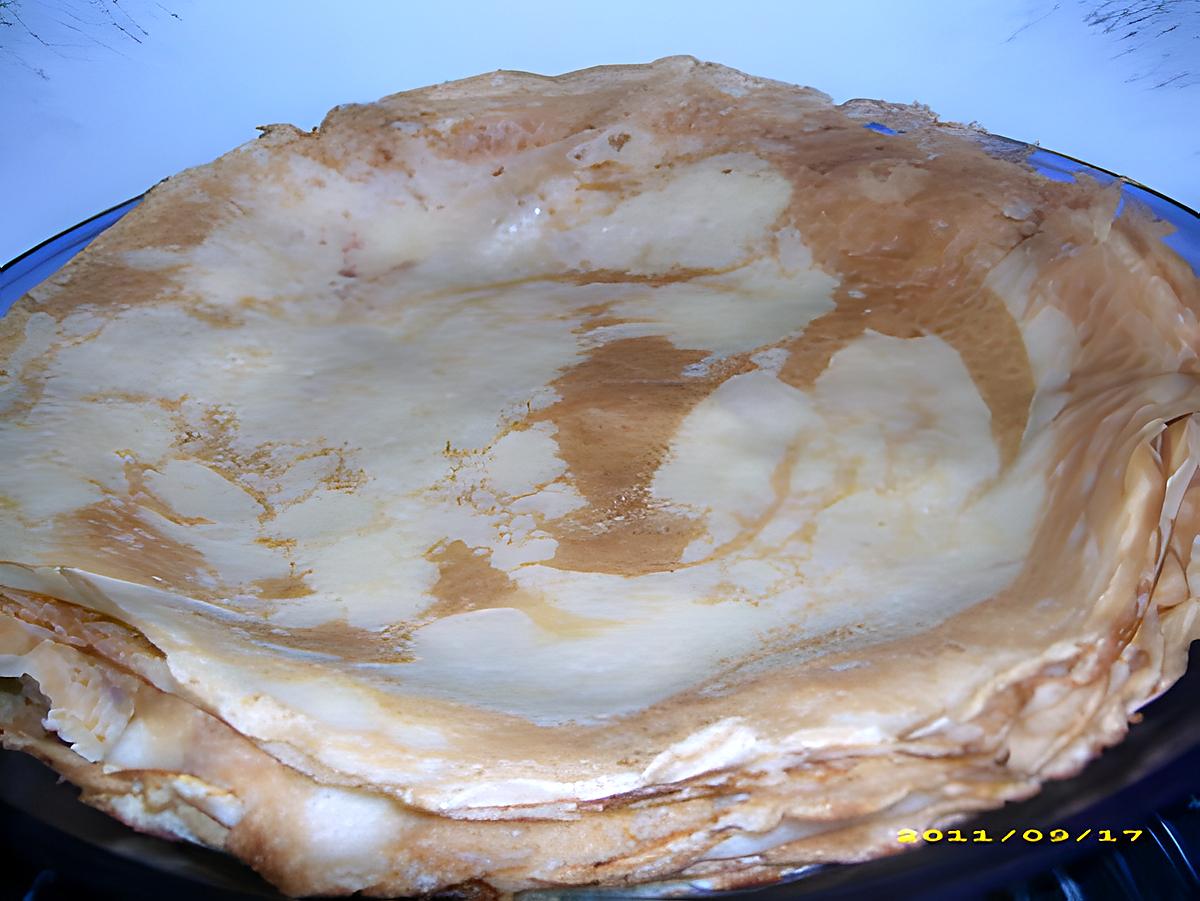 recette mes crêpes bien parfumées !!