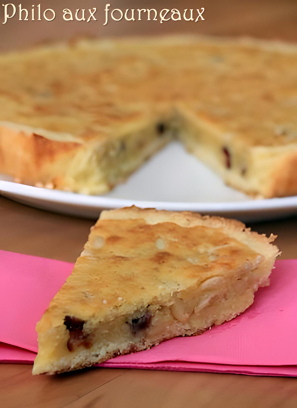 recette Tarte aux pignons