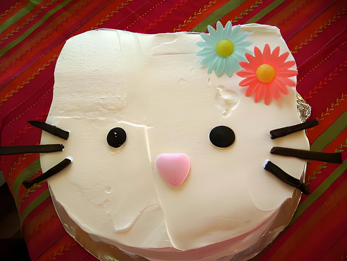 recette Gâteau d'anniversaire - Hello Kitty