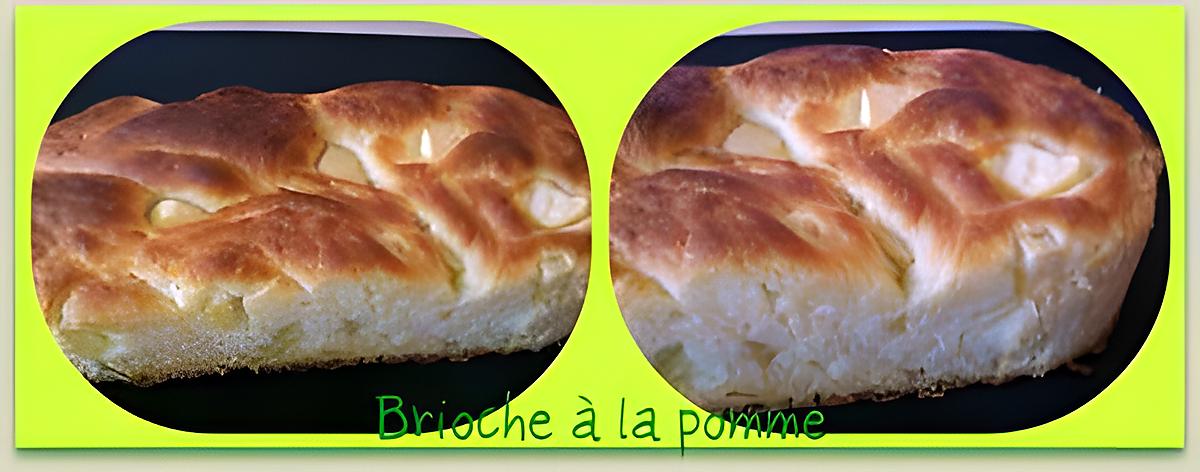 recette Brioche à la pomme