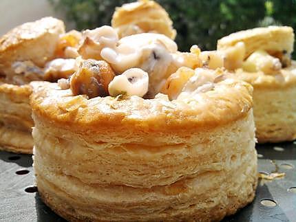 recette Vol au vent de la mer