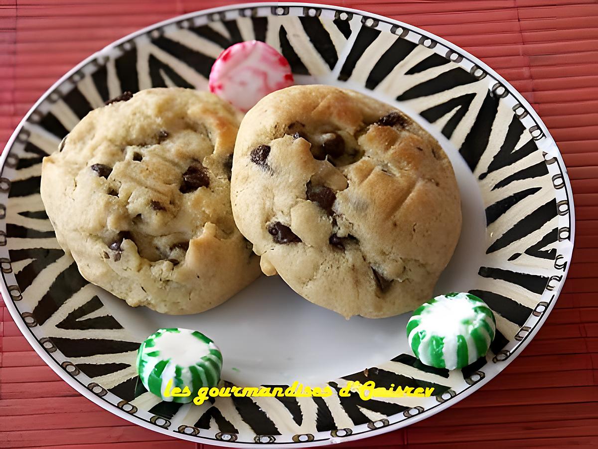 recette Cookies américains aux pépites de chocolat