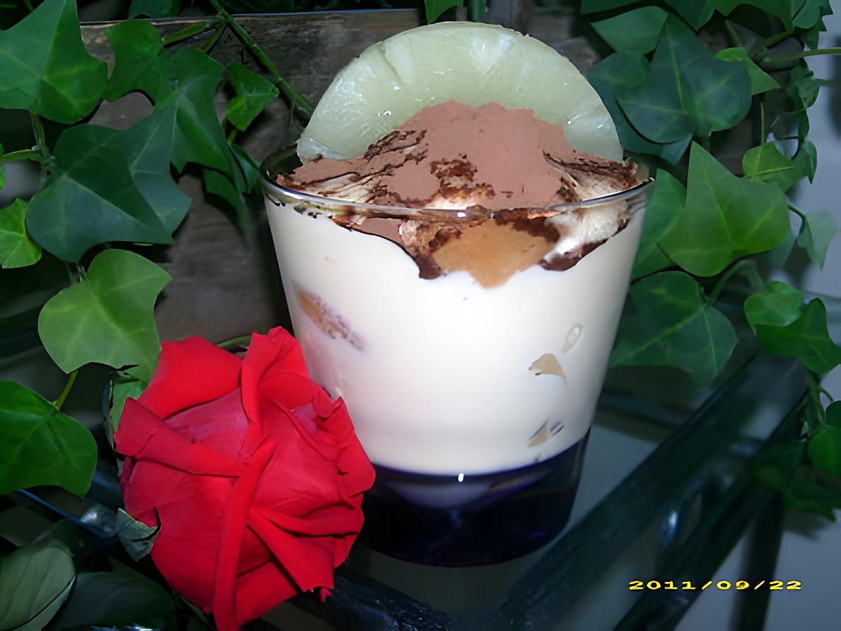 recette tiramisu à l'ananas