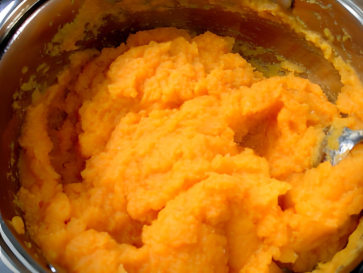 recette purée de patate douce